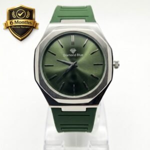 Diamond Blue Octagonal Dial