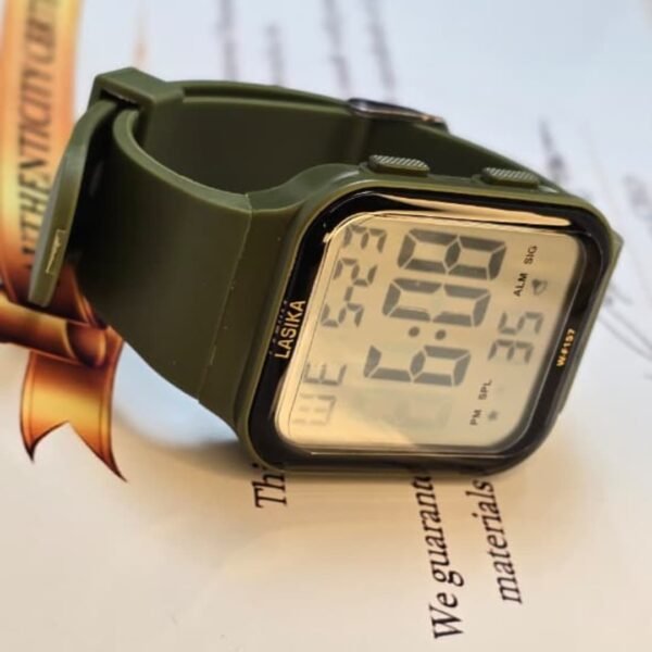 LASIKA W-F157 Digital Sports Watch for Men Waterproof Wristwatch Stopwatch