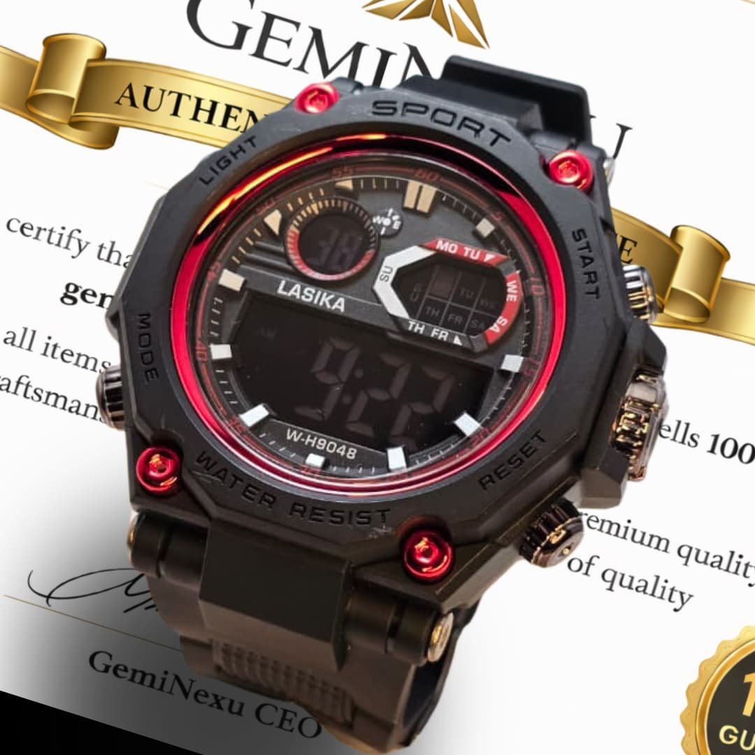 LASIKA – Digital Sports Fashion Watch For Men (Water Proof)