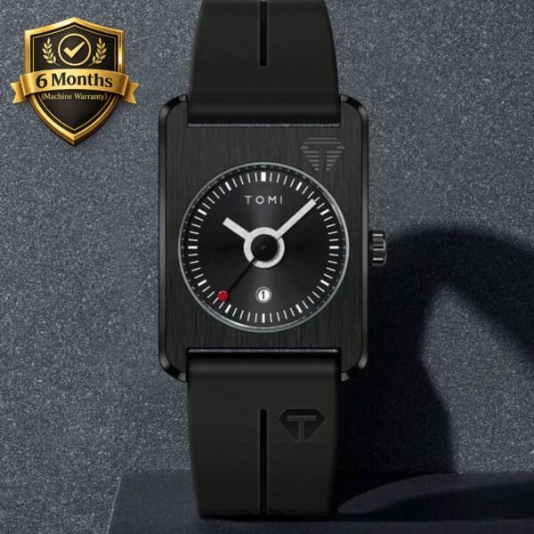 TOMI T-022 Magnet Lock Silicone Straps Luxury Tomi Tank Watch