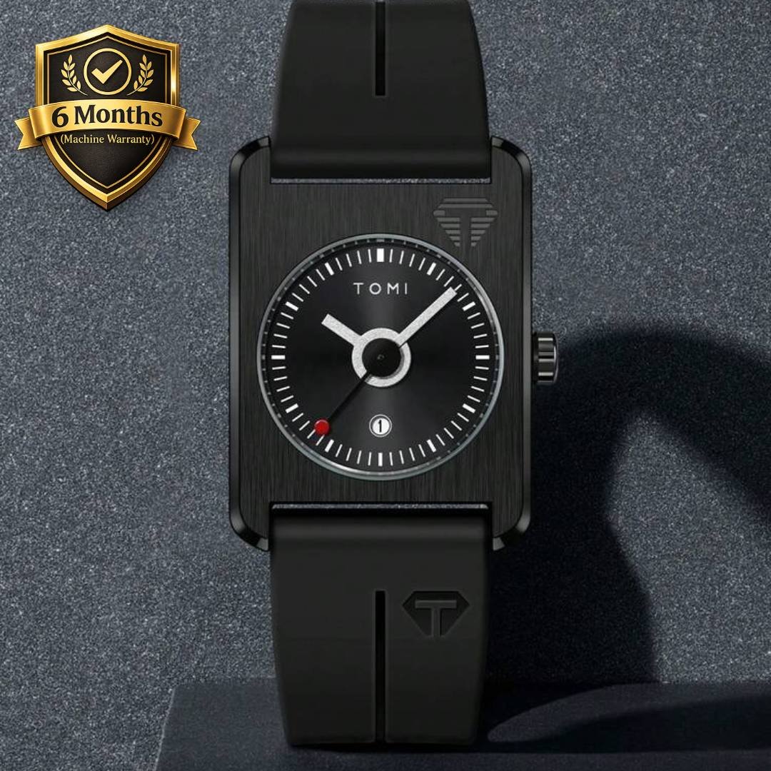 TOMI T-022 Magnet Lock Silicone Straps Luxury Tomi Tank Watch