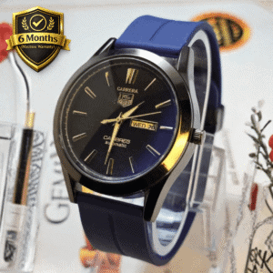 Carrera Silicone Straps & Magnetic Lock Wrist Watch For Men