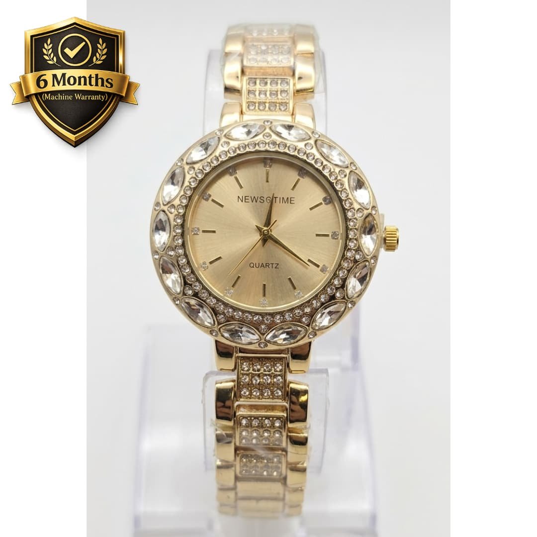 NEWS TIME Luxury Ladies Watch