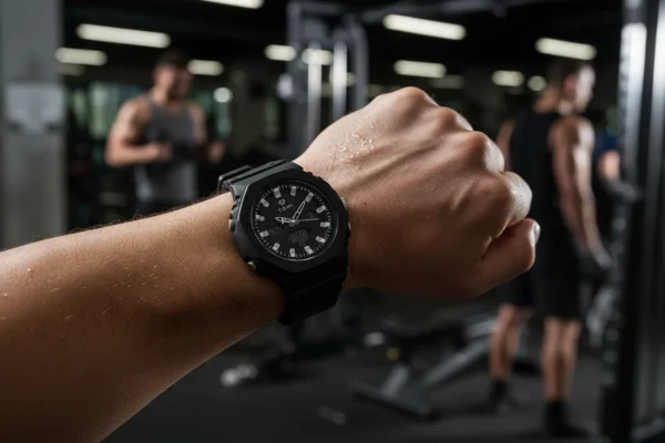 TOMI T-217 Dual Time Sports Watch Comfortable Straps WR