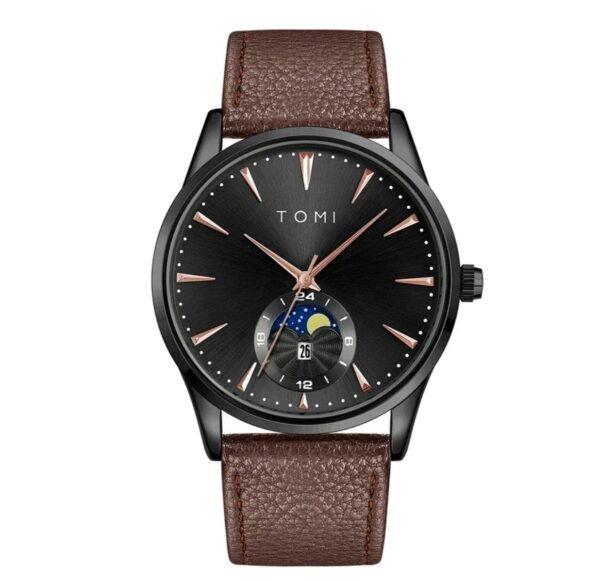 TOMI T-024 Luxury Watch Comfortable Leather Straps Magnet Lock