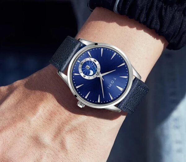 TOMI T-024 Luxury Watch Comfortable Leather Straps Magnet Lock