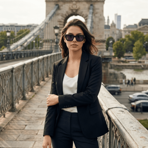 Parada Sunglasses with Iconic Metal Plaque